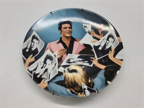 ELVIS PRESLEY LIMITED EDITION COLLECTOR PLATE #1361 (8.5"Dm)