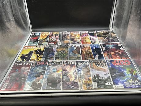 23 STAR WARS COMICS - SOME BOOKS HAVE SCUFFS ON COVER