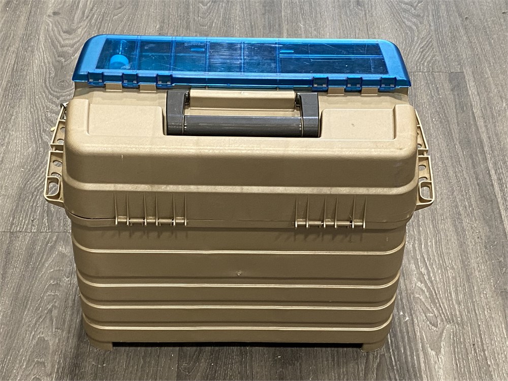 Urban Auctions - LARGE PLANO TACKLE BOX W/CONTENT (18”X15”)