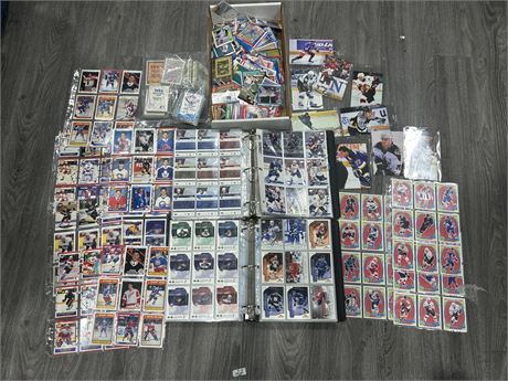 LARGE LOT OF SPORTS CARDS & MEMORABILIA - MOSTLY HOCKEY