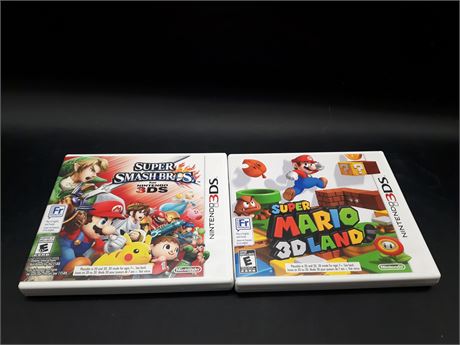 SUPER SMASH BROS & SUPER MARIO - 3DS
