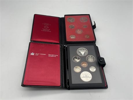 1971 & 1982 ROYAL CANADIAN MINT COIN SETS