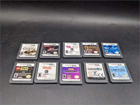 COLLECTION OF GAMES - VERY GOOD CONDITION -DS