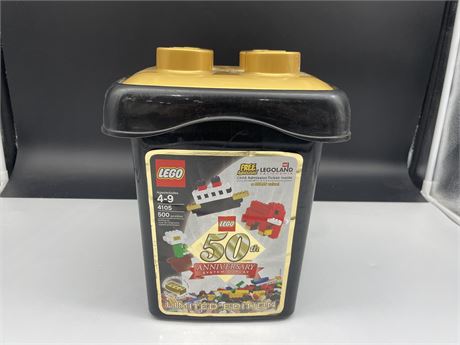 NEW LIMITED EDITION 50th ANNIVERSARY 500PC LEGO SET