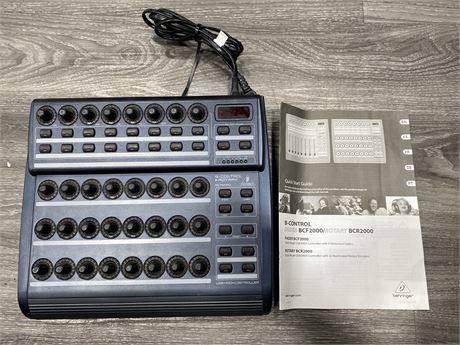 BEHRINGER B-CONTROL-FADER BC-2000/ROTARY BCR 2000