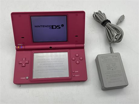 PINK NINTENDO DS W/CHARGER (Works)