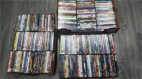 OVER 200  DVD'S (3 BOXES)
