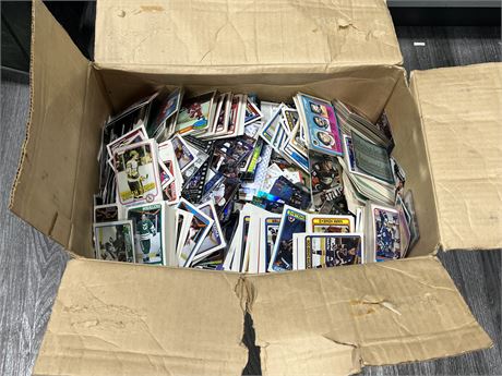 BOX OF MISC NHL CARDS - NO SHIPPING