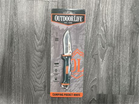 NEW OUTDOOR LIFE CAMPING POCKET KNIFE