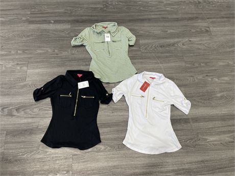 3 NEW GUESS WOMANS SHIRTS - SIZE S - WITH TAGS