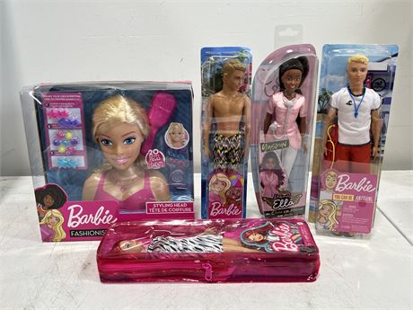 LOT OF BARBIE COLLECTABLES