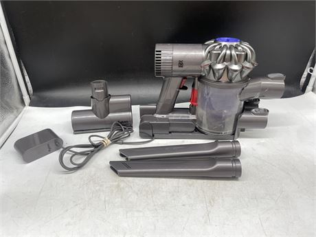 DYSON DC62 VACUUM WITH ATTACHMENTS