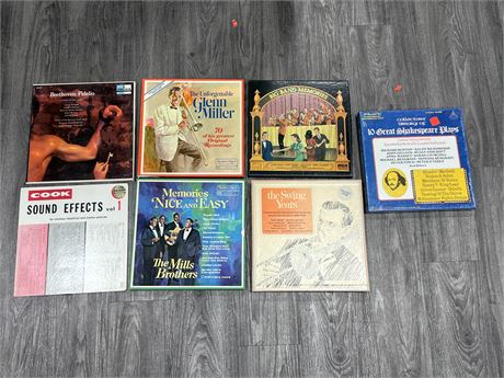 CLASSIC RECORD LOTS / MOSTLY BOX SETS - SHAKESPEARE IS SEALED