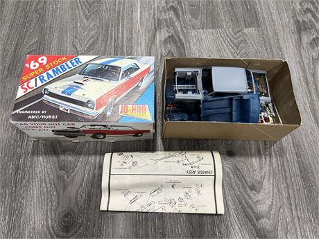 1969 SUPERSTOCK SCRAMBLER MODEL KIT - MINT IN BOX