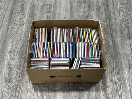 BOX OF MISC TITLE CDS - CLEAN DISCS