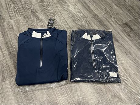 2 NEW 2XL / 3XL PULL OVER GOLF SWEATERS