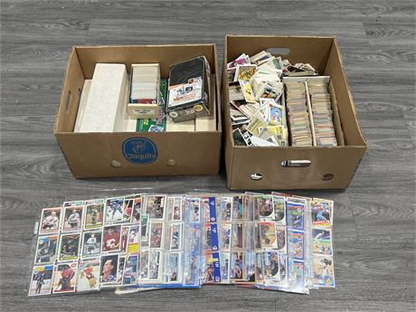 LARGE LOT OF MISC SPORTS CARDS / OTHER CARDS