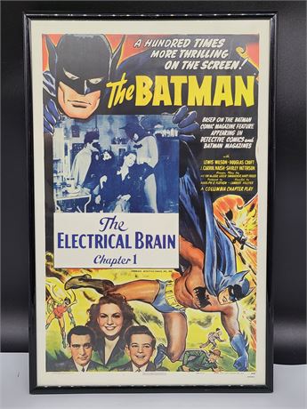 BATMAN POSTER PICTURE "THE ELECTRICAL BRAIN"  17"X11"