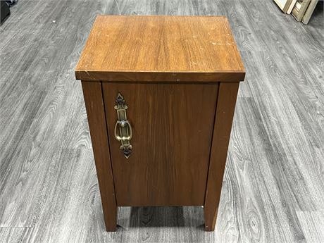 ART DECO WOODEN SMOKERS STAND / CABINET (24” tall)
