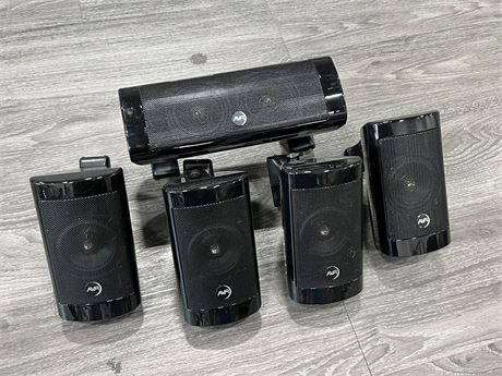 5 AVR SURROUND SOUND SPEAKERS