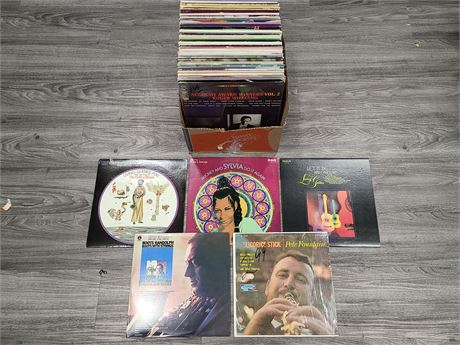 BOX OF RECORDS (all in excellent condition)