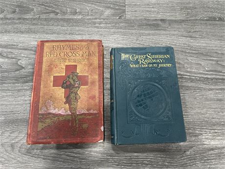 2 EARLY 1900’s HARD COVER BOOKS