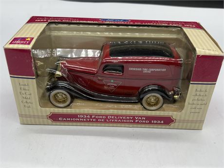 LIMITED EDITION CANADIAN TIRE DIECAST IN BOX - 1934 FORD DELIVERY VAN