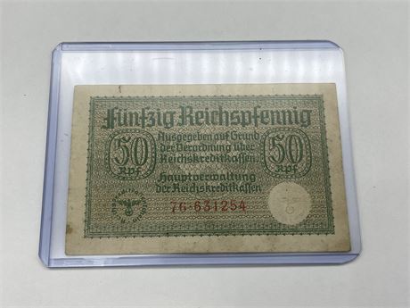 1940’s GERMAN 50 PFENNING