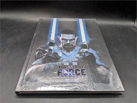 SEALED - STAR WARS FORCE UNLEASHED COLLECTORS EDITION HARDCOVER GUIDE BOOK