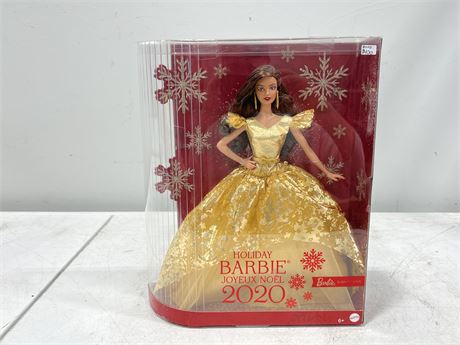 2020 HOLIDAY BARBIE IN BOX (13” tall)