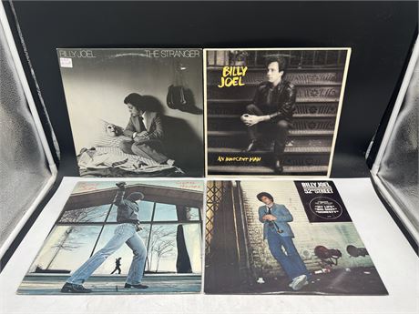 4 BILLY JOEL RECORDS - EXCELLENT CONDITION (E)
