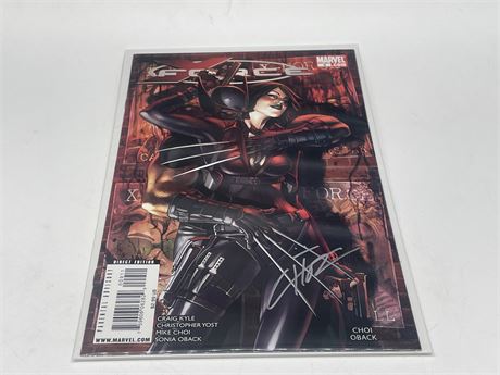MIKE CHOI SIGNED X FORCE #9
