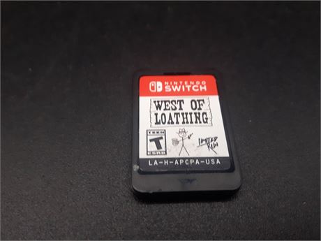 RARE - WEST OF LOATHING  - VERY GOOD CONDITION - SWITCH