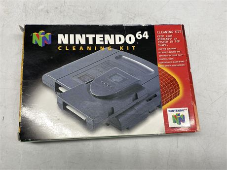 IN BOX NINTENDO 64 CLEANING KIT