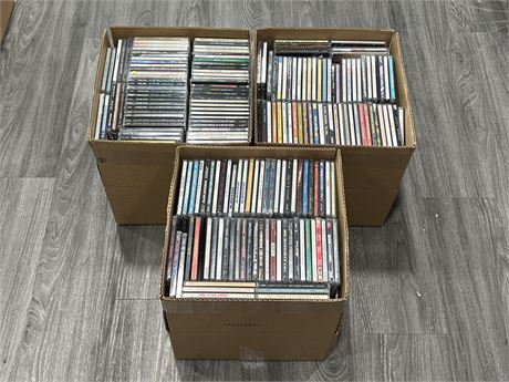 3 BOXES FULL OF CDS