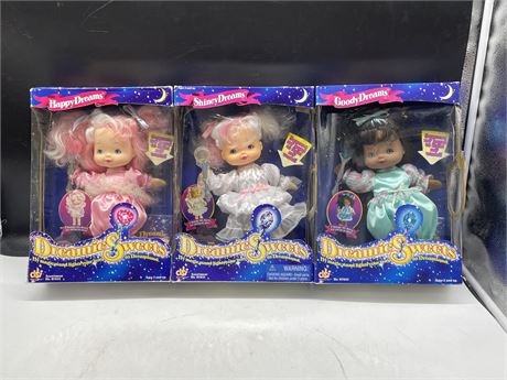 3 1997 DREAM SWEETS DOLLS IN BOXES