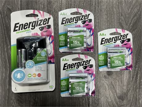 (NEW) ENERGIZER RECHARGE PRO W/BATTERIES