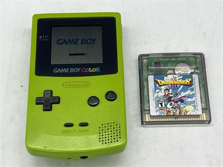 GAMEBOY COLOR WORKING W/GAME