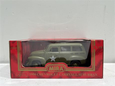 MIRA 1:18 SCALE DIECAST 1950 CHEVY CARRYALL SUBURBAN
