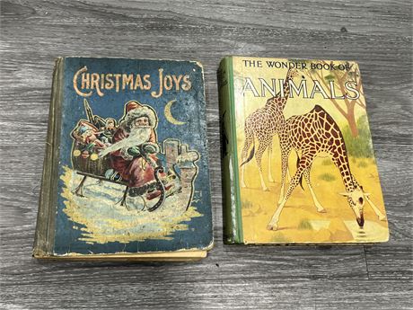 2 EARLY CHILDRENS BOOKS - 1 CHRISTMAS
