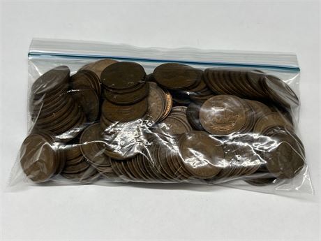 2LBS OF COPPER OLD DATE PENNIES