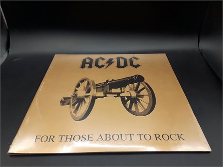 SEALED - AC/DC - FOR THOSE ABOUT TO ROCK - VINYL
