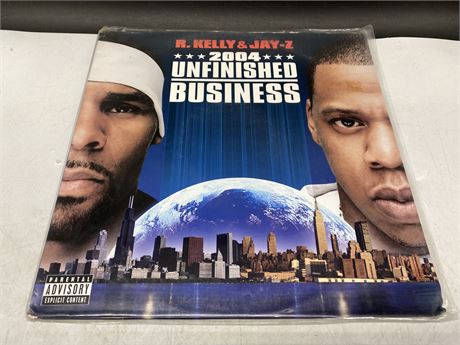R. KELLY & JAY-Z - 2004 UNFINISHED BUSINESS 2 LP - (VG) (SCRATCHED)
