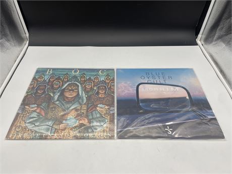 2 BLUE OYSTER CULT RECORDS - VG+