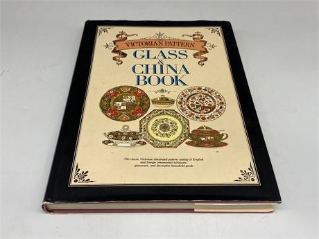1990 ILLUSTRATED BOOK ON GLASS & CHINA