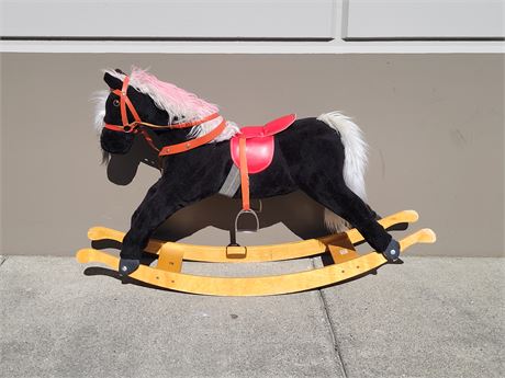 LARGE MADE IN CANADA CHILDS ROCKING HORSE (29"Tall)