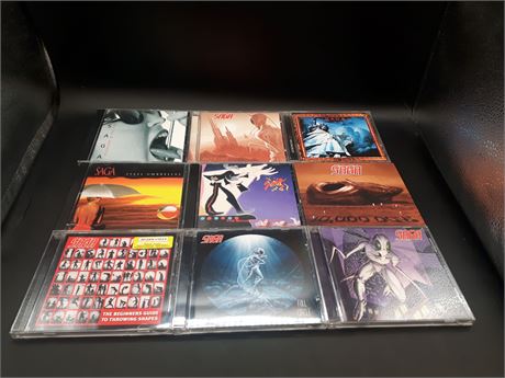 RARE - LARGE COLLECTION OF SAGA MUSIC CDS - EXCELLENT CONDITION