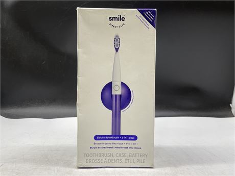 (NEW) SMILE DIRECT CLUB ELECTRIC TOOTHBRUSH + 3-IN-1 CASE