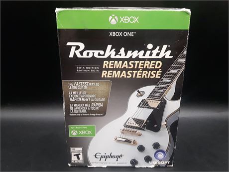 SEALED - ROCKSMITH REMASTERED WITH ROCKSMITH CABLE - XBOX ONE
