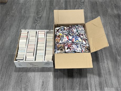 APPRX 5000 ‘17/‘18 UD HOCKEY CARDS + APPRX 3200 NY RANGERS MOSTLY 90’s CARDS